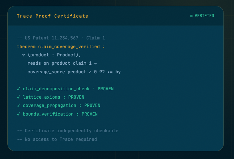 Trace product preview